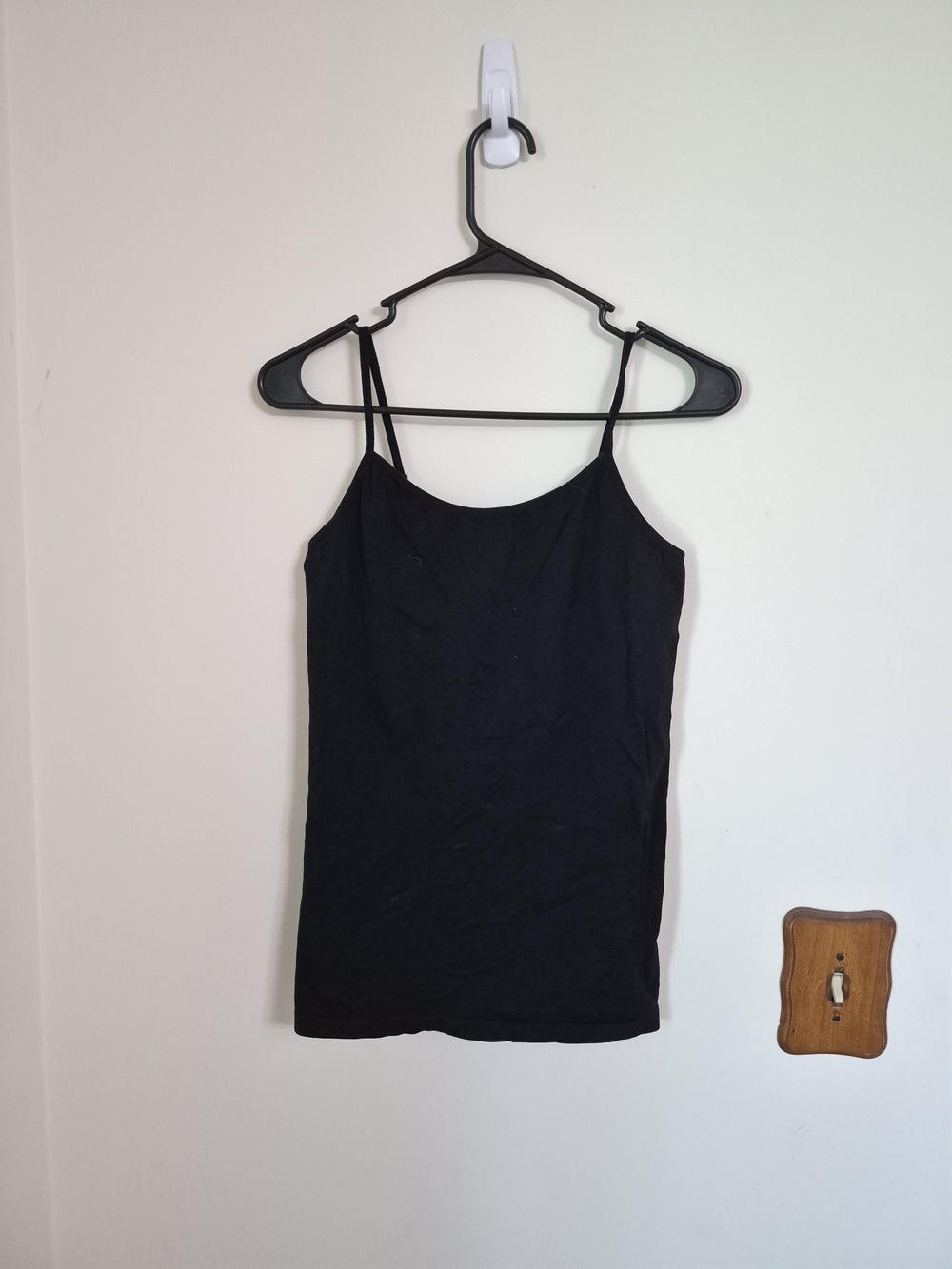 Bobbie Brooks Black Spaghetti Strap Camisole Size Large